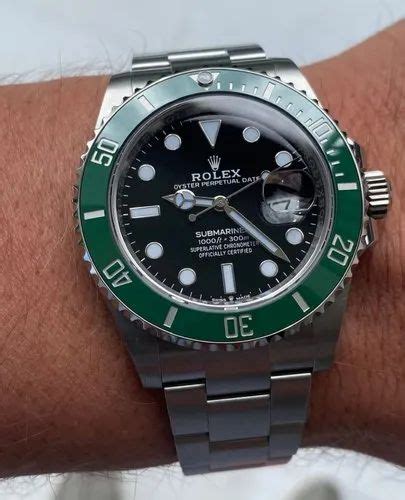 Rolex Submariner Date Green Dial Men S Watch Lv