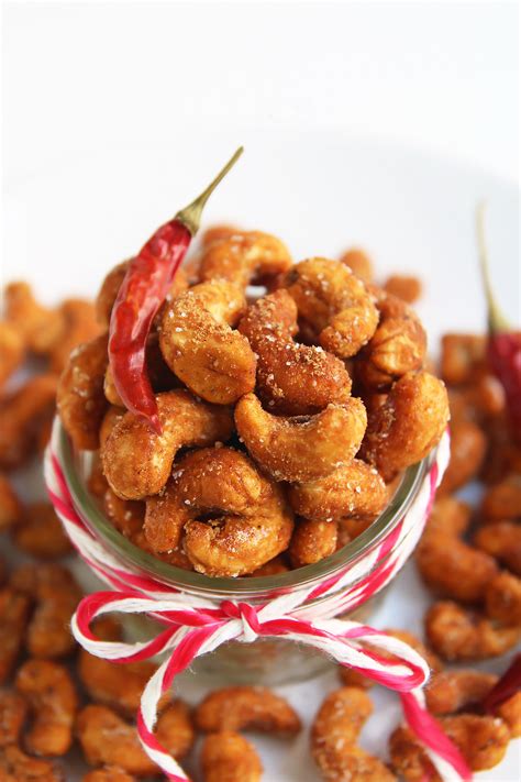 Sweet And Spicy Honey Roasted Cashews LeelaLicious