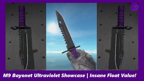 CSGO M9 Bayonet Ultraviolet Showcase Field Tested With INSANE Float