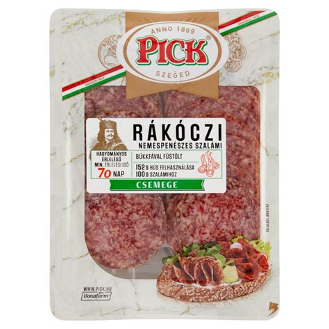 PICK Rákóczi szeletelt nemespenészes csemege szalámi 80 g SPAR ONLINE