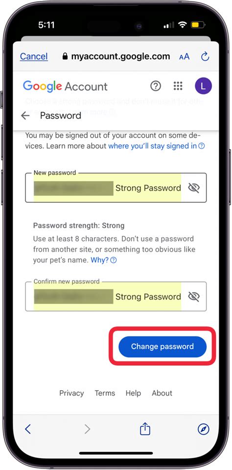 3 Simple Taps To Save Your Google Account: Change Password From Your Phone Today