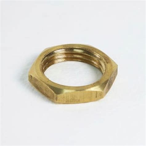 Hex Brass Lock Nut For Industrial Available Thread Size M12 To M75 At Rs 600 Kg In Jamnagar