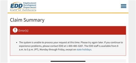 Glitch Suddenly Cant View Sdi Claim Summary As Before Redd