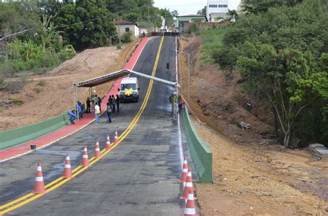 Inaugura O Da Ponte Roberval Batista Santos Marca Avan O Hist Rico Na