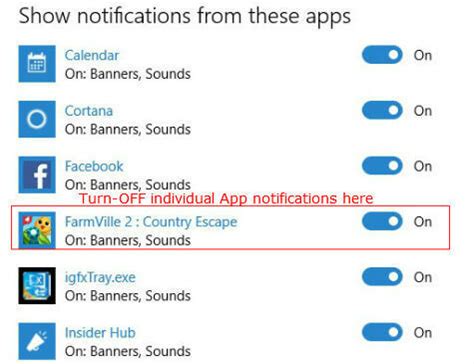 How To Disable Or Enable App Notifications In Windows Mashtips