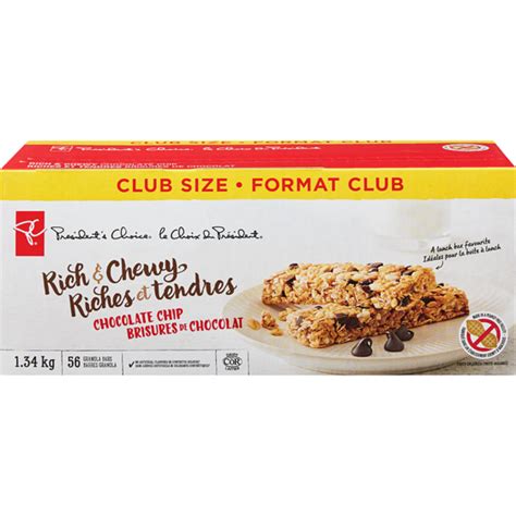 Pc Rich And Chewy Chocolate Chip Granola Bars Club Size Pc Ca