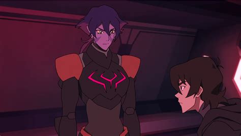 Krolia Watches Keith Getting Up As He Faced Her To Talk To Her From