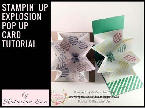 Stampin Up Explosion Pop Up Card Youtube