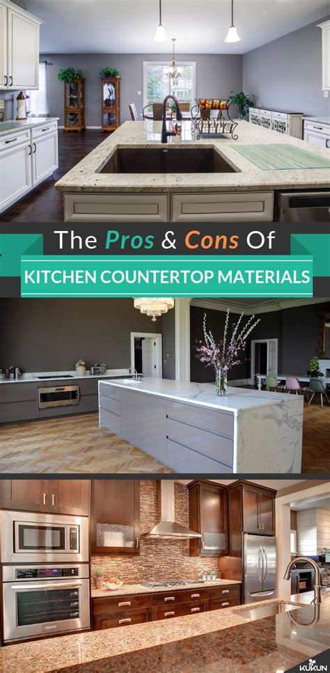 Top Countertops Prices Pros Cons Kitchen Countertops