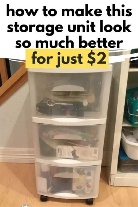 Plastic Drawers Are Great For A Budget Friendly Way To Organize Your