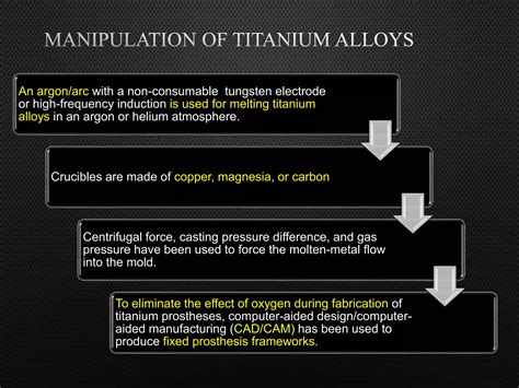 Dental Casting Alloys Dental Materials Ppt