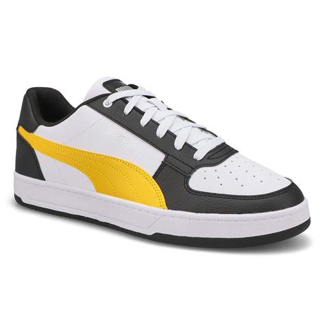 Puma Men S Caven Sneaker White Gold Softmoc