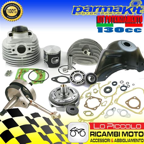 Maxi KIT MODIFICA VESPA 50 SPECIAL CILINDRO PARMAKIT 130 ALBERO MOTORE