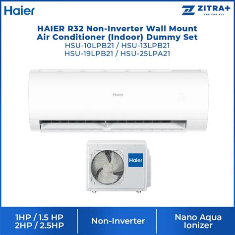 Haier Hp Hp Hp R Non Inverter Air Conditioner Hsu Lpb