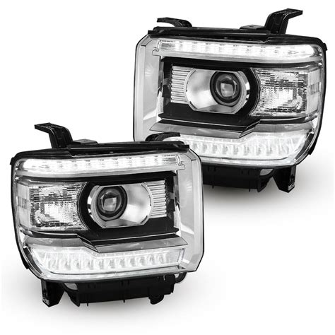 Headlight Assembly For 2014 2018 Gmc Sierra 1500 2015 2019 Sierra 250 — Auxito