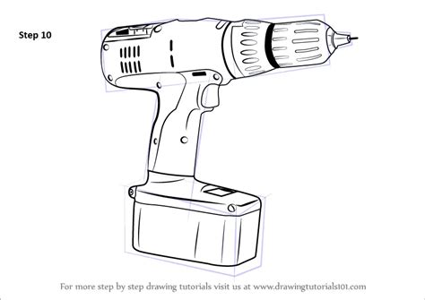 Electric Drill Drawing