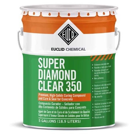 Euclid Chemical Super Diamond Clear Agent De Cure Et De