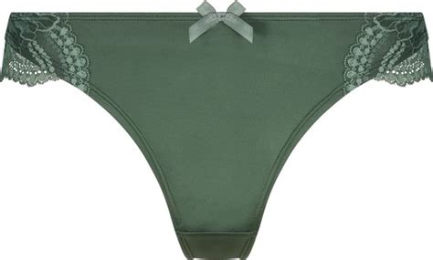 Hunkemöller Dames Lingerie Brazilian Lycke Groen maat S bol