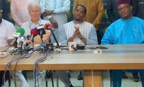 Cameroun Samuel Etoo réinstalle Marc Brys à la tête des Lions