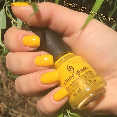 122 China Glaze Suns Out Top Down Nails ChinaGlaze NailSwatch