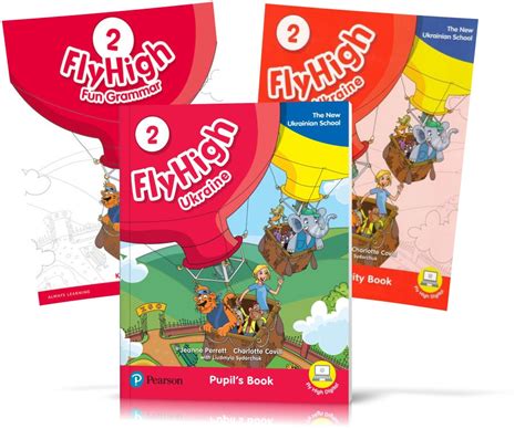 Fly High 2 UKRAINE edition, Pupil's book + Activity Book + FUN GRAMMAR ...