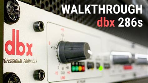 DBX 286s Review Amazing Sound