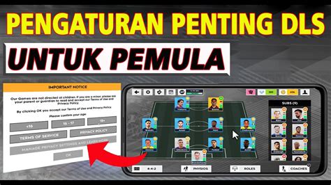 GUNAKAN 6 SETTINGAN TERBAIK DLS 2022 UNTUK PEMULA DREAM LEAGUE