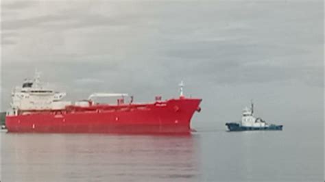 undocking polaris oilchemical tankerat edible port youtube