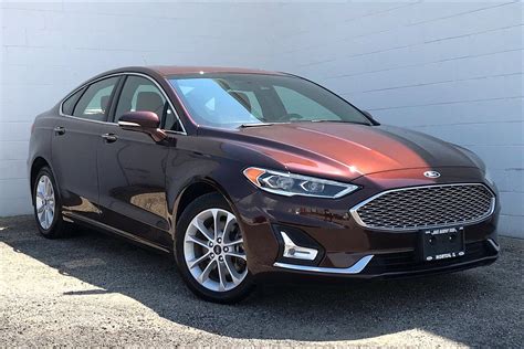 Pre Owned 2019 Ford Fusion Energi Titanium FWD 4D Sedan In Morton