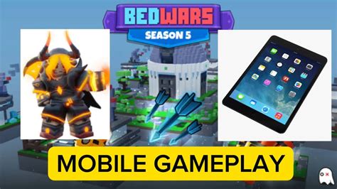 Playing In Mobile After Months Roblox Bedwars Youtube