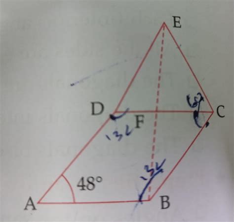 In The Adjoining Figure Abcd Is A Rhombus And Edc Is An Equilateral