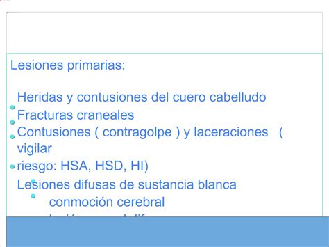 Traumatismo Craneo Encefalico Pptx