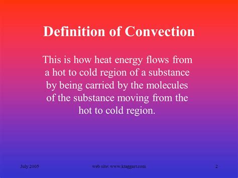 Definition Of Convection