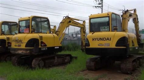 Korean Used Hyundai R555 7 Excavator Autowini Recover 010 YouTube