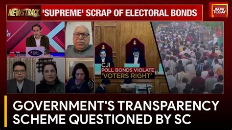 Supreme Court S Electoral Bond Verdict SC Strikes Down Ineffective