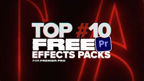 Top Free Effects Packs For Premiere Pro Part Youtube