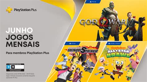 Jogos Mensais Playstation Plus De Junho God Of War Naruto To