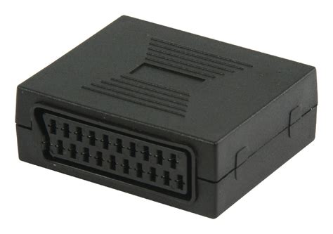 Scart Adapter Scart Male Scart Female Black Videotronics E Store