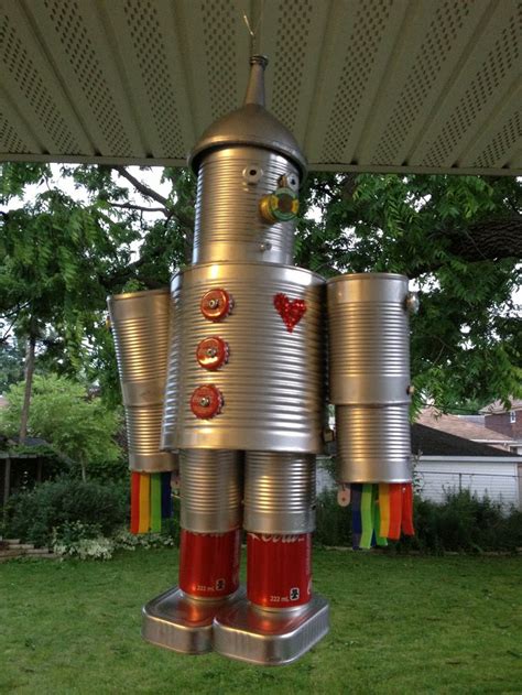 1000 Images About Tin Can Tin Man Robot Made By Kelly And John On