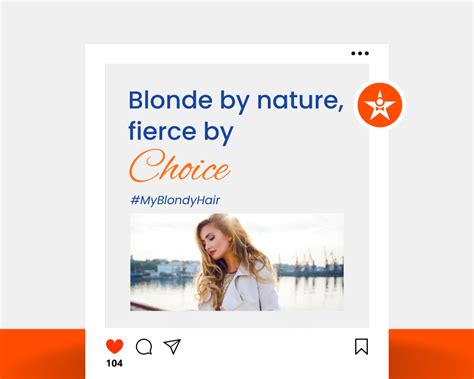 Blonde Hair Captions Generator Guide BrandBoy