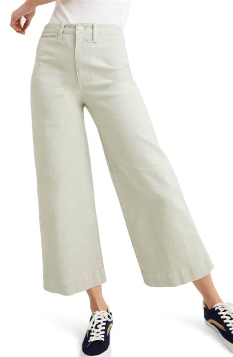 Madewell Emmett Crop Wide Leg Pants Best Travel Pants For Long