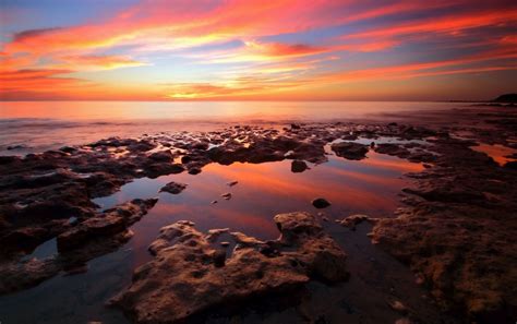 Fondos De Pantalla Gratis Horizonte Cuerpo De Agua Cielo Resplandor