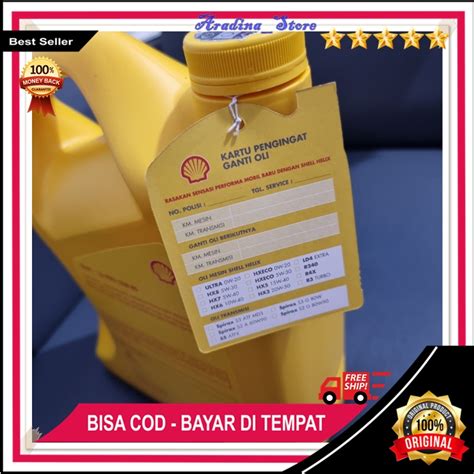 Jual Oli Mesin Shell Helix HX5 SAE 15W 40 4 Liter Ori Oil Mesin Shell