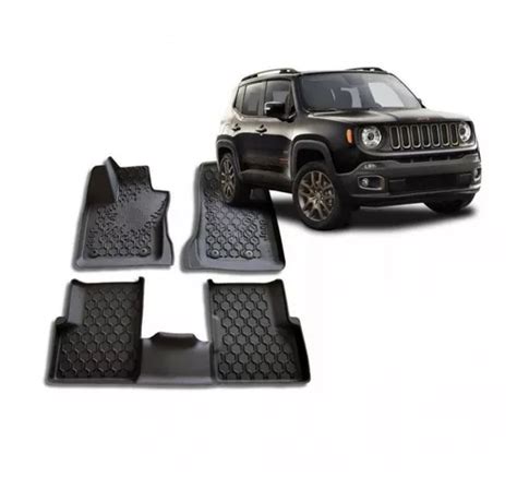 Jogo De Tapete Bordas Elevadas Jeep Renegade Original Mopar