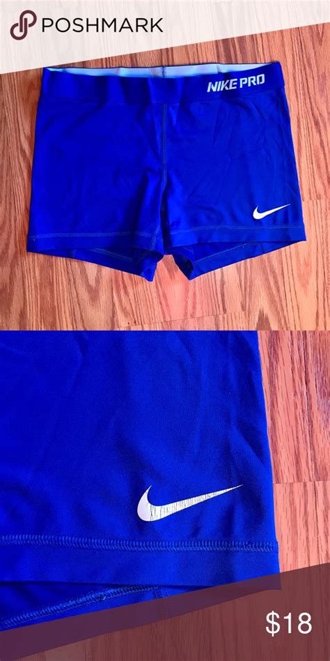 Sold Nike Pro Spandex Nike Pro Spandex Shorts Blue Nike Pros