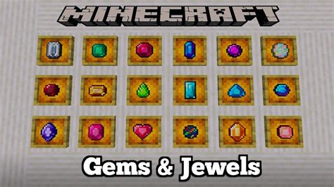 Gems And Jewels Mod Minecraft 1201 Mod Showcase Youtube