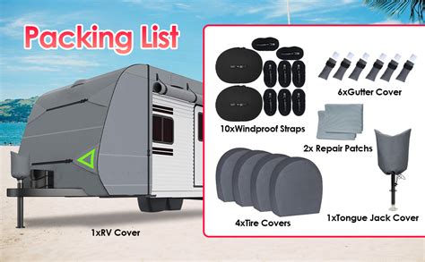 Amazon Sotisi Rv Cover Ft Heavy Duty Travel Trailer Cover