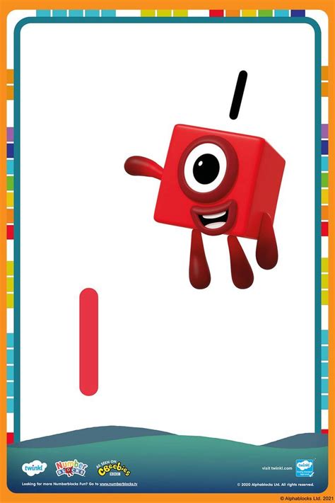 Numberblocks: Numberblock 1 | Block birthday, Activities, Block ...