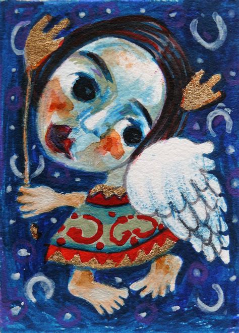 Angel Art By Mariya Chimeva Primitive Painting Angel Painting Naive