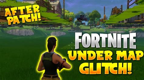 New Fortnite Under The Map Glitch After Patch How To Get Under The